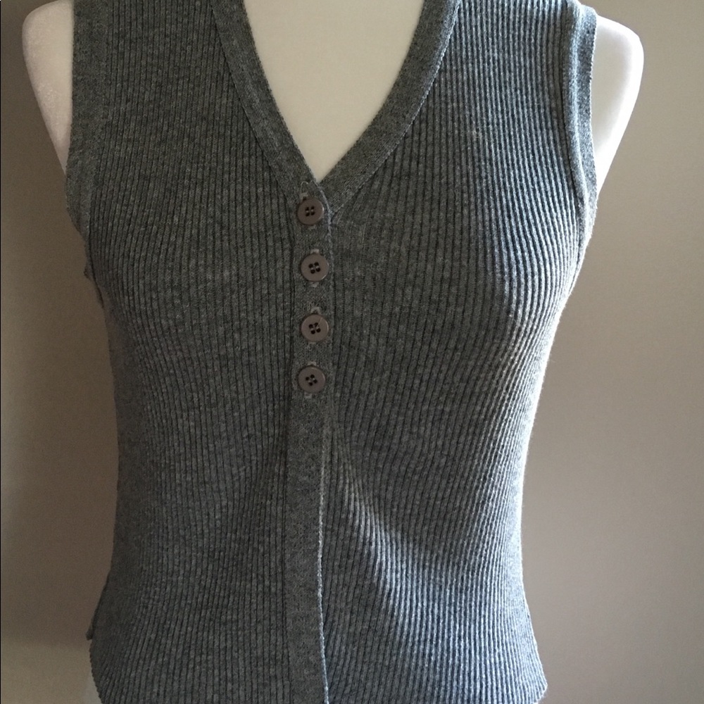 Big City Gray Midriff top
